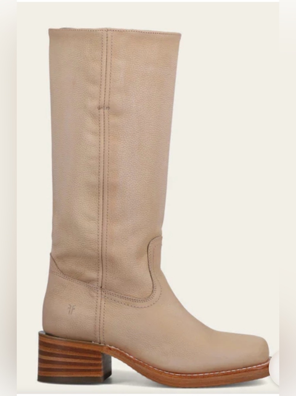 Frye campus 14L Leather Heeled Boots in Brown